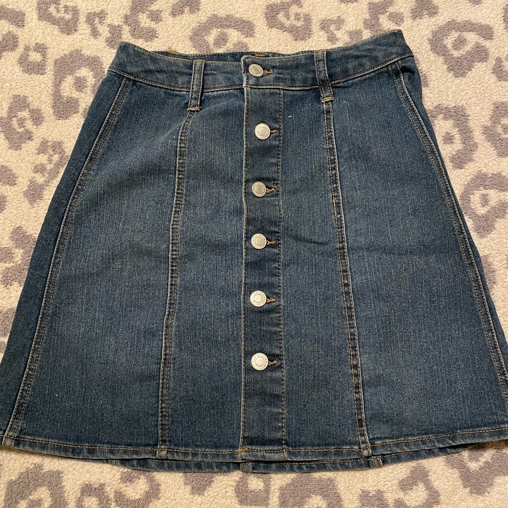 Mossimo Supply Co. Blue Jean Skirt